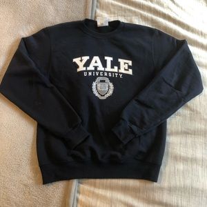 Blue Yale Crewneck Sweatshirt